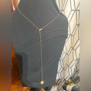 18k gold pearl necklace adjustable stamp 900 Japan gold